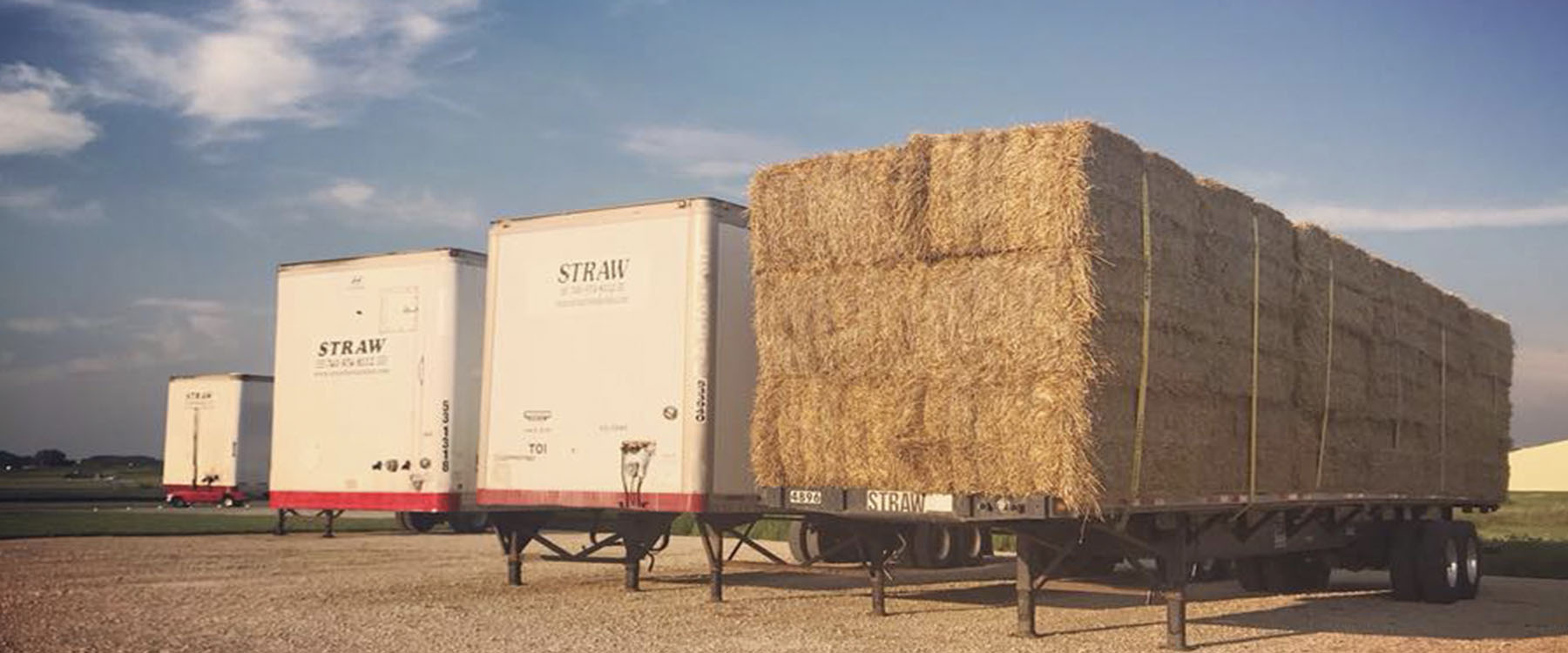 straw storage in trucks